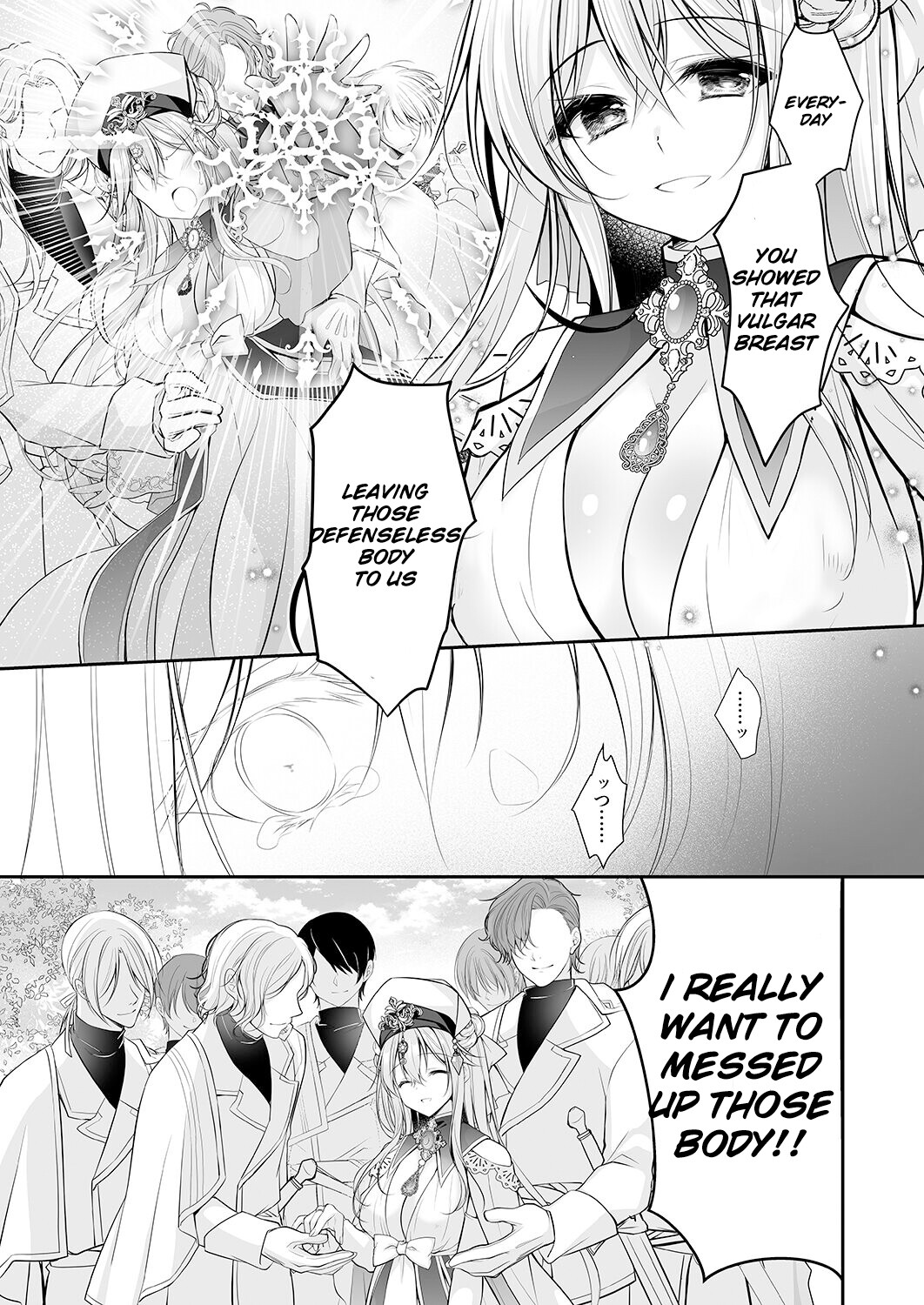 Hentai Manga Comic-Isekai Gangrape ~brainwashed saint is happy to change her job to become a meat toilet~-Read-40